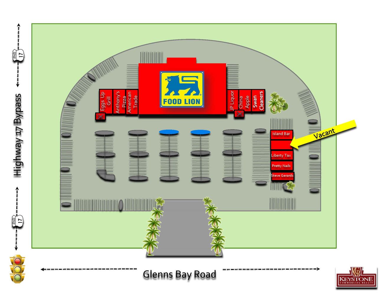 Surfside Center-FREE RENT-Only 1 Unit Left-Retail Space for Lease: 2294 Glenns Bay Rd, Surfside Beach, SC 29575